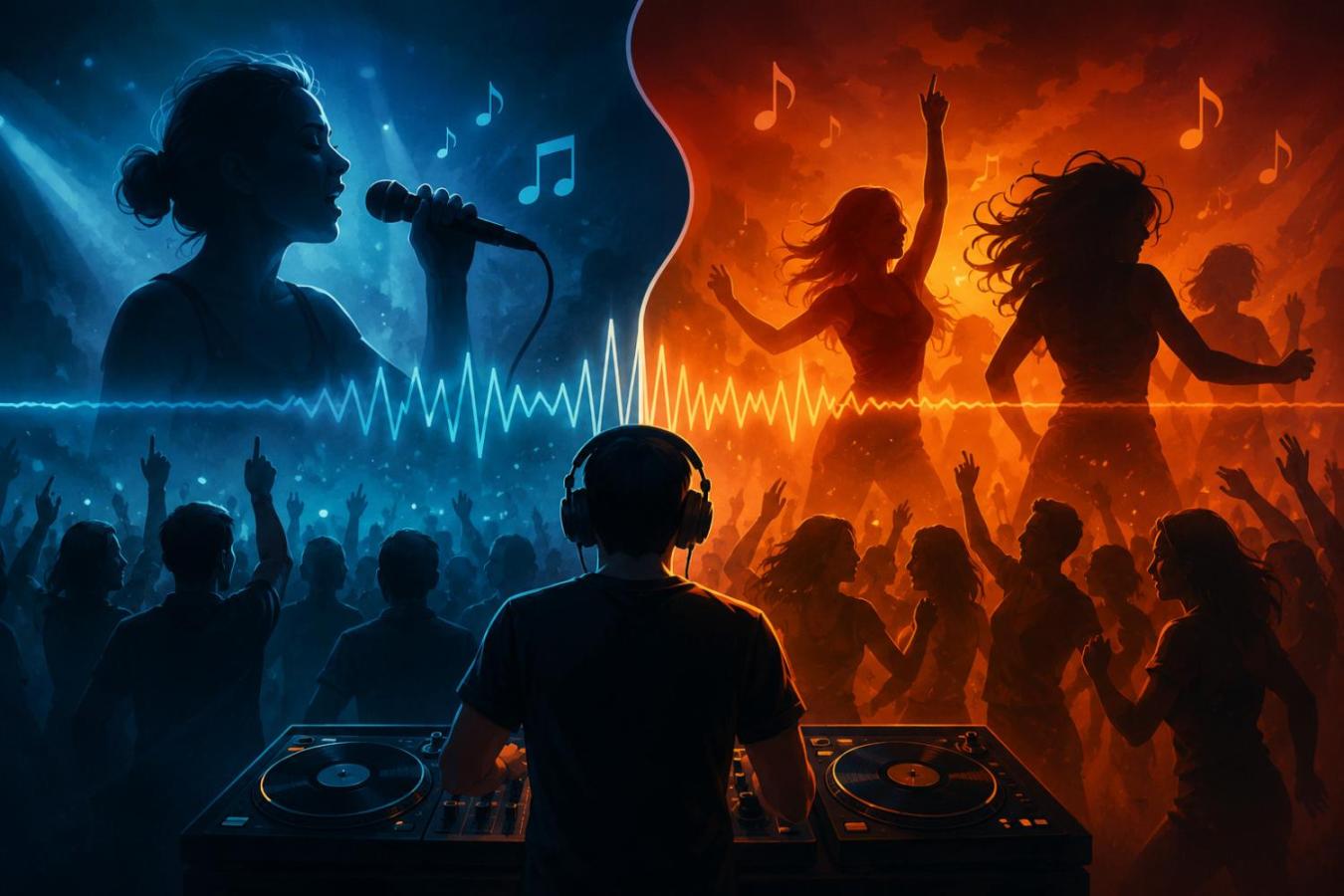 2. Canciones para cantar y canciones para bailar: no son lo mismo
