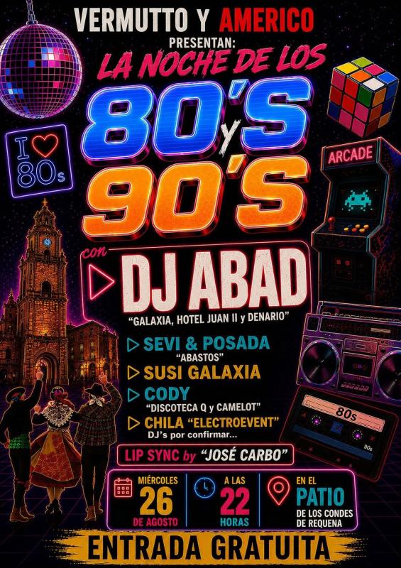 La Noche de los 80`s y los 90`s